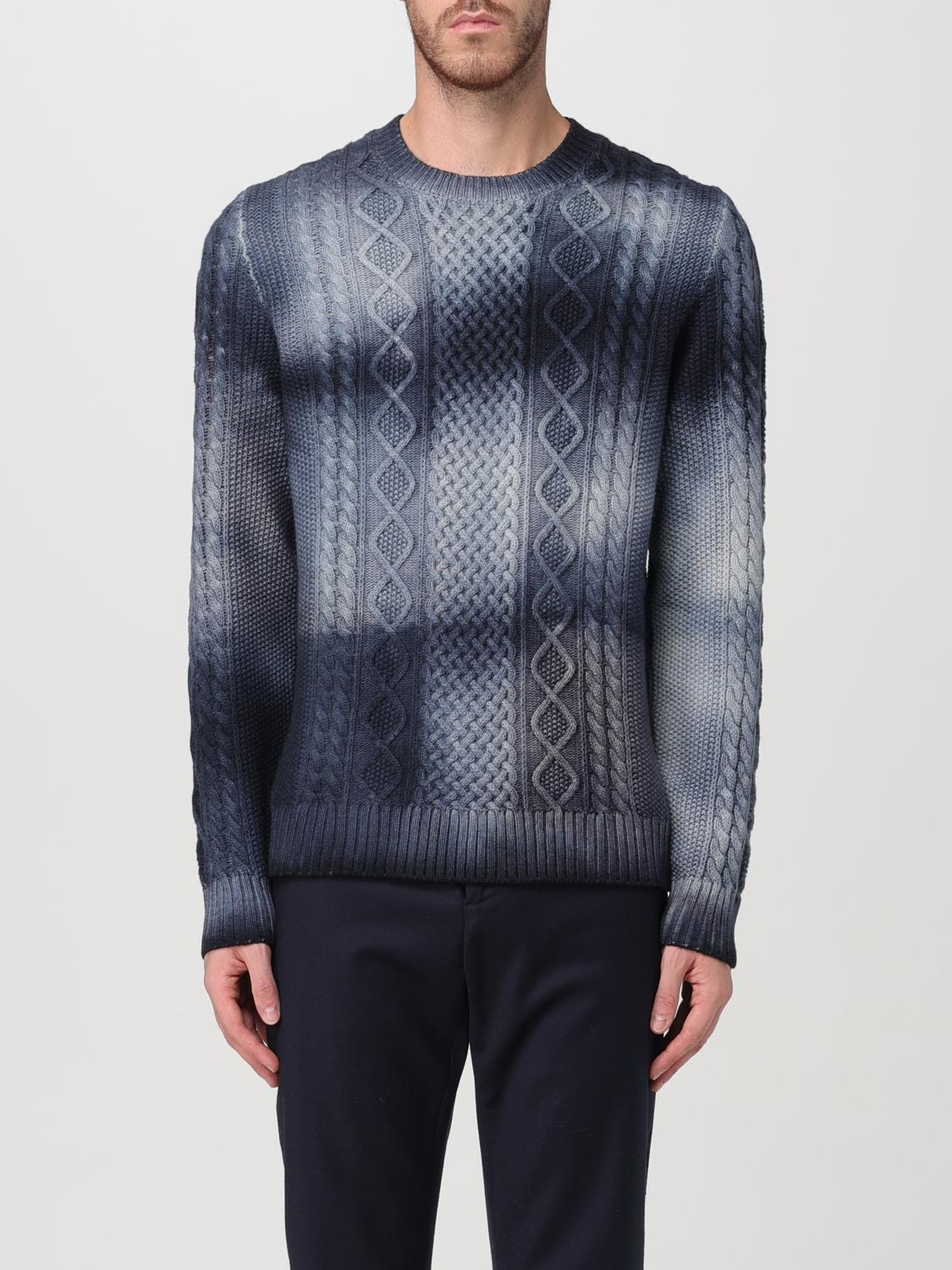 Shop Dondup Sweater  Men Color Blue In Blau