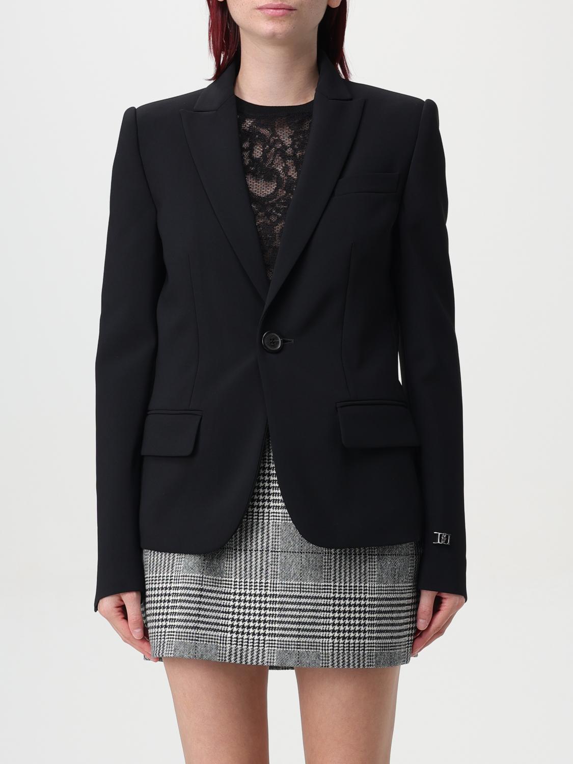 Dsquared2 Jacket Woman Color Black In Black