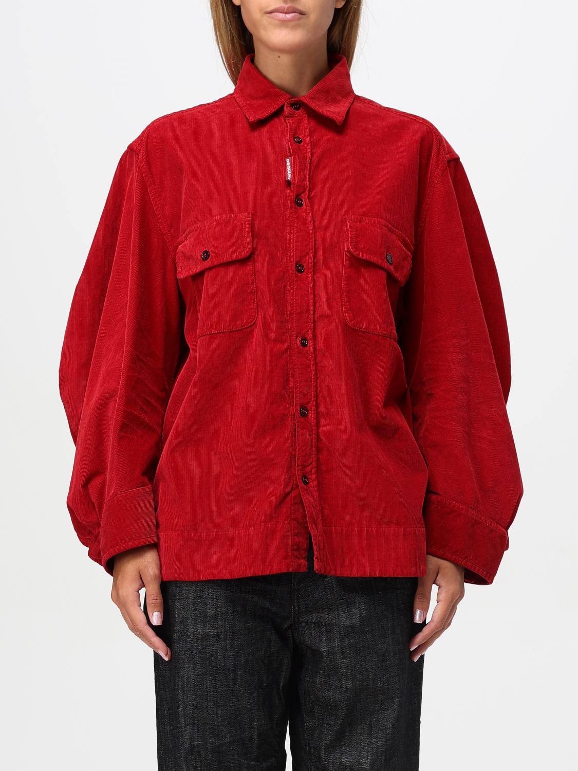 Shop Dsquared2 Shirt  Woman Color Red In Rot