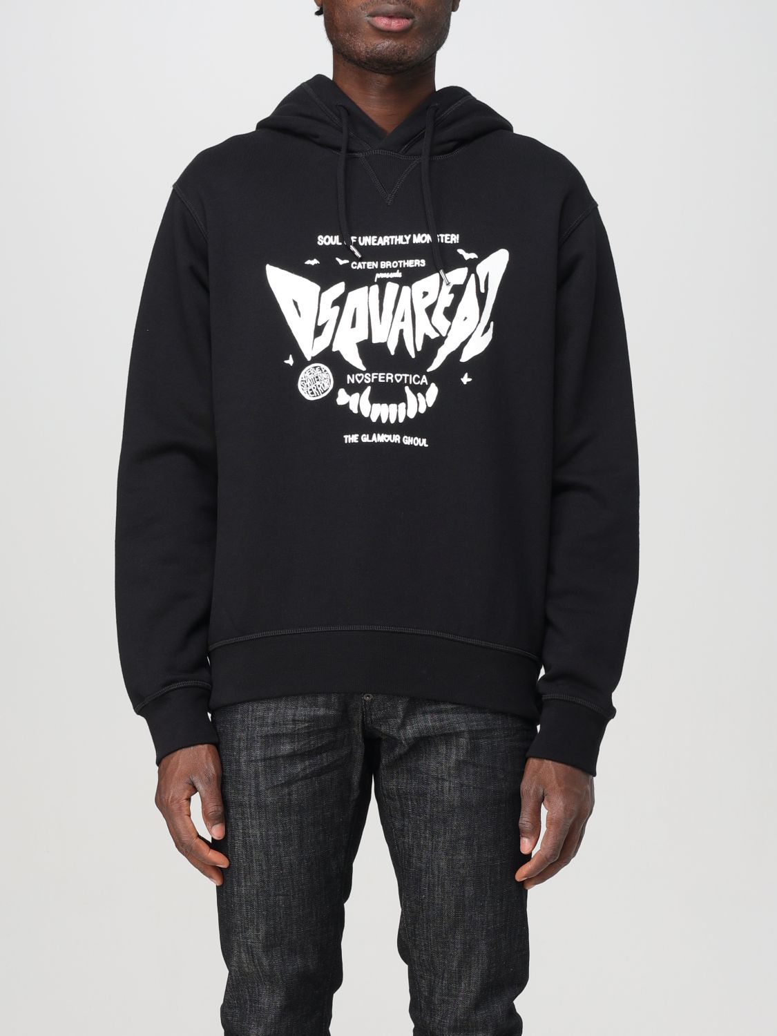 Shop Dsquared2 Sweatshirt  Men Color Black In Schwarz