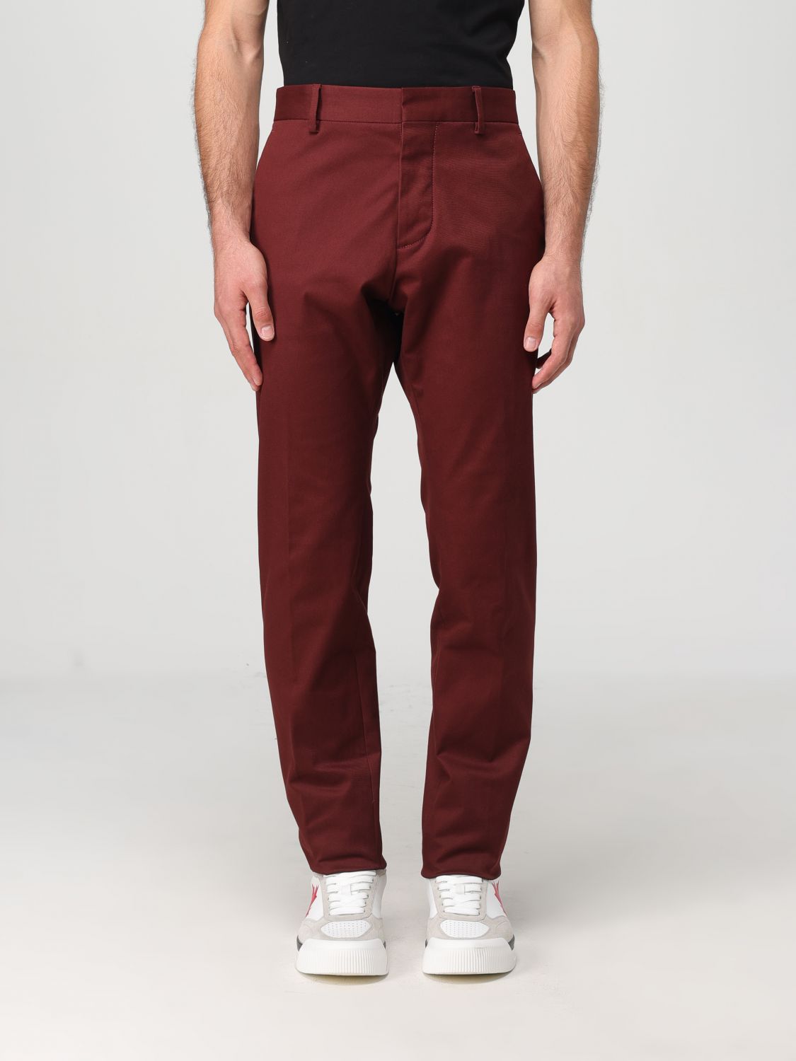 Shop Dsquared2 Pants  Men Color Red In Rot