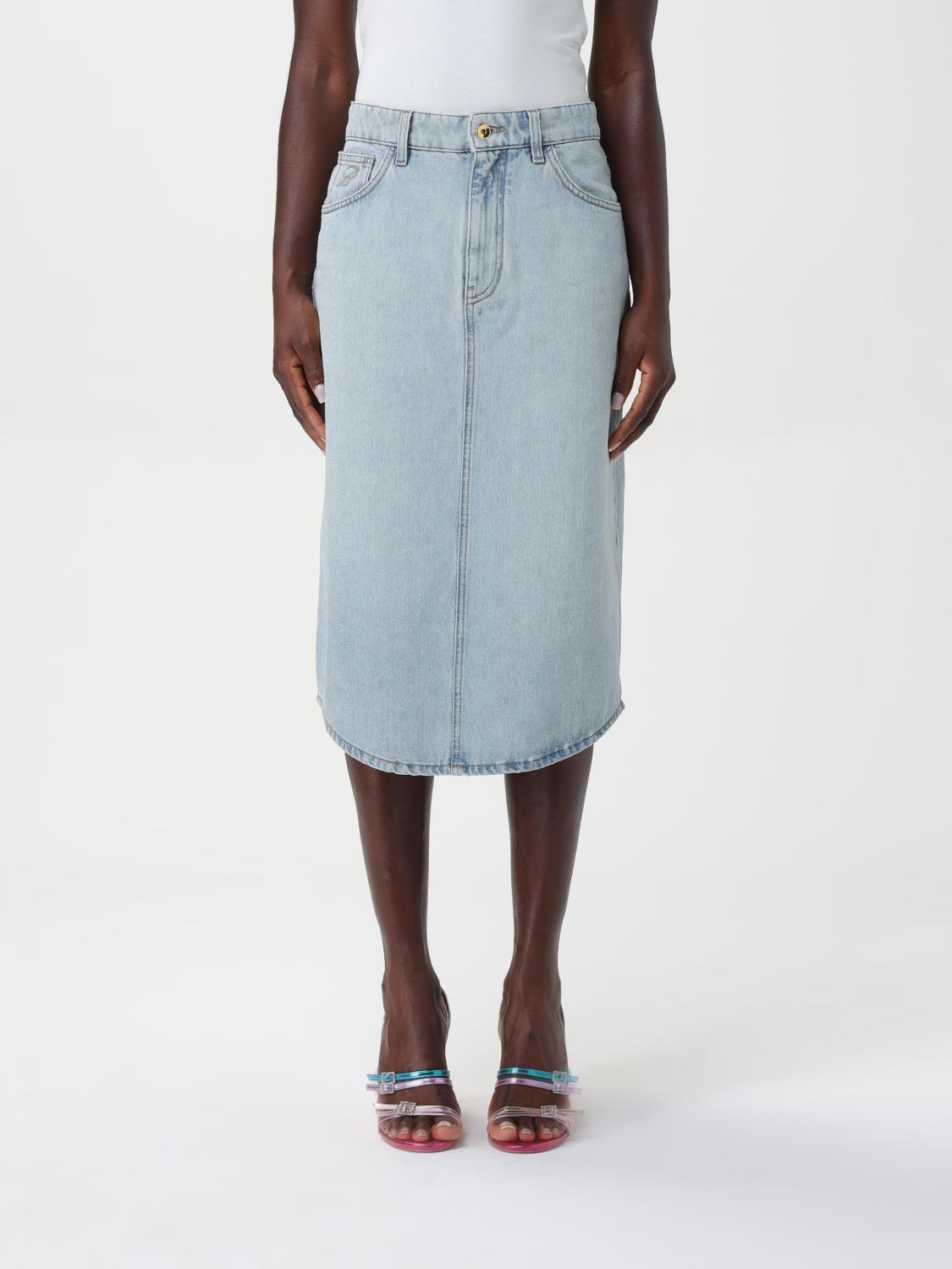 Blumarine Skirt Woman Color Water In Wasser