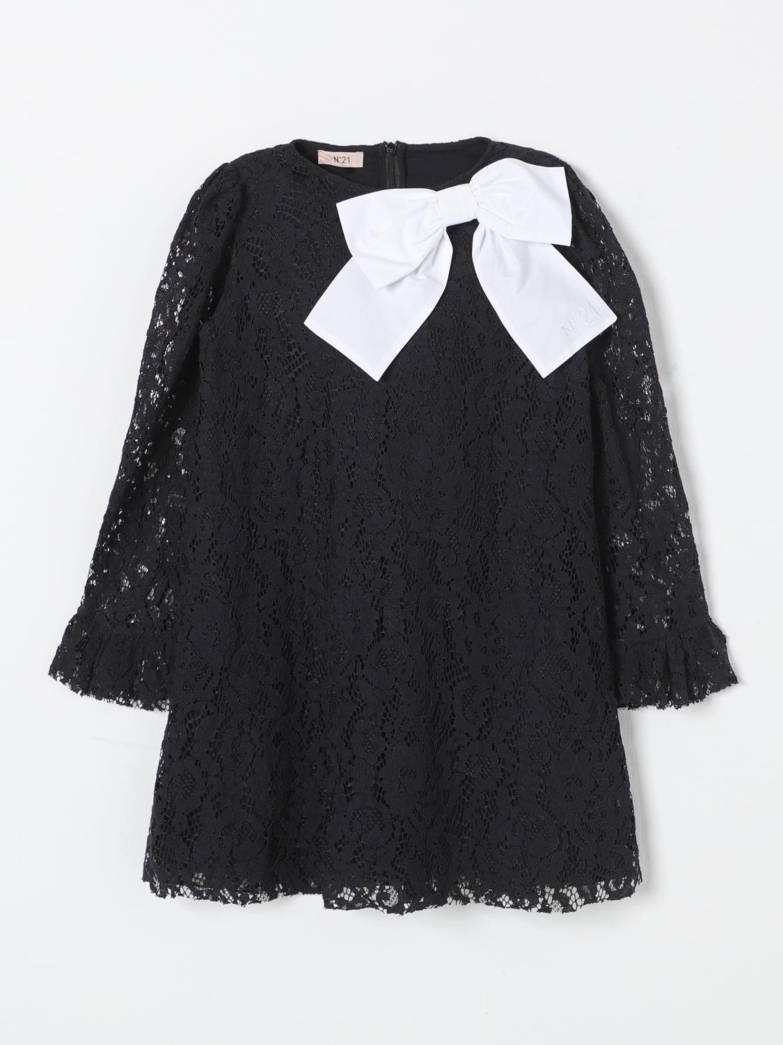 Shop N°21 Dress N° 21 Kids Color Black In Schwarz