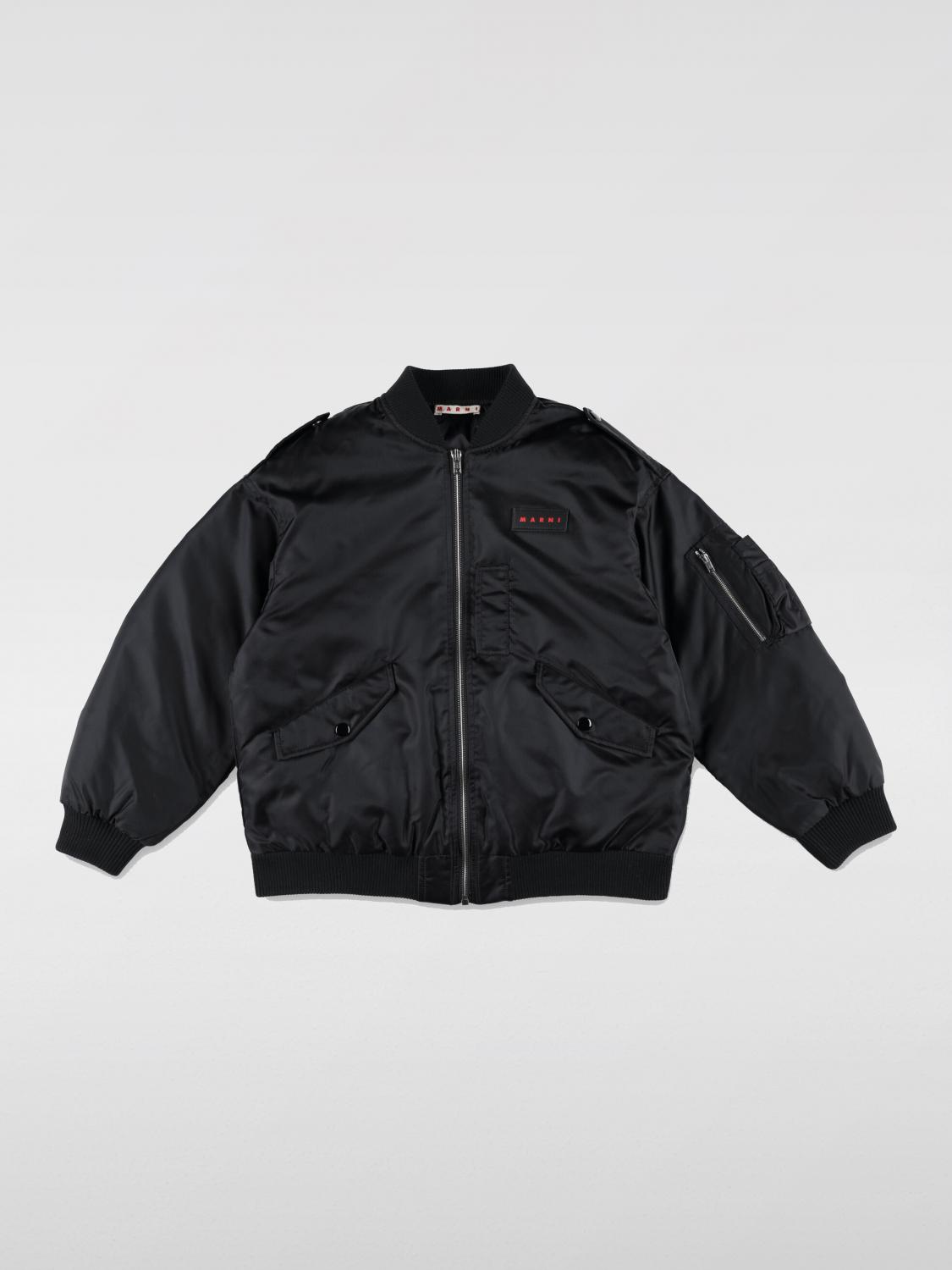 Shop Marni Jacket  Kids Color Black In 黑色