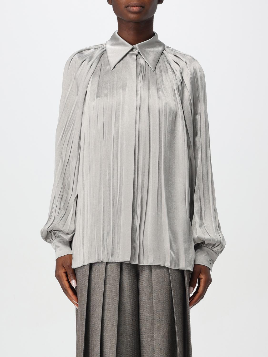 Shop Alberta Ferretti Shirt  Woman Color Grey In Grau