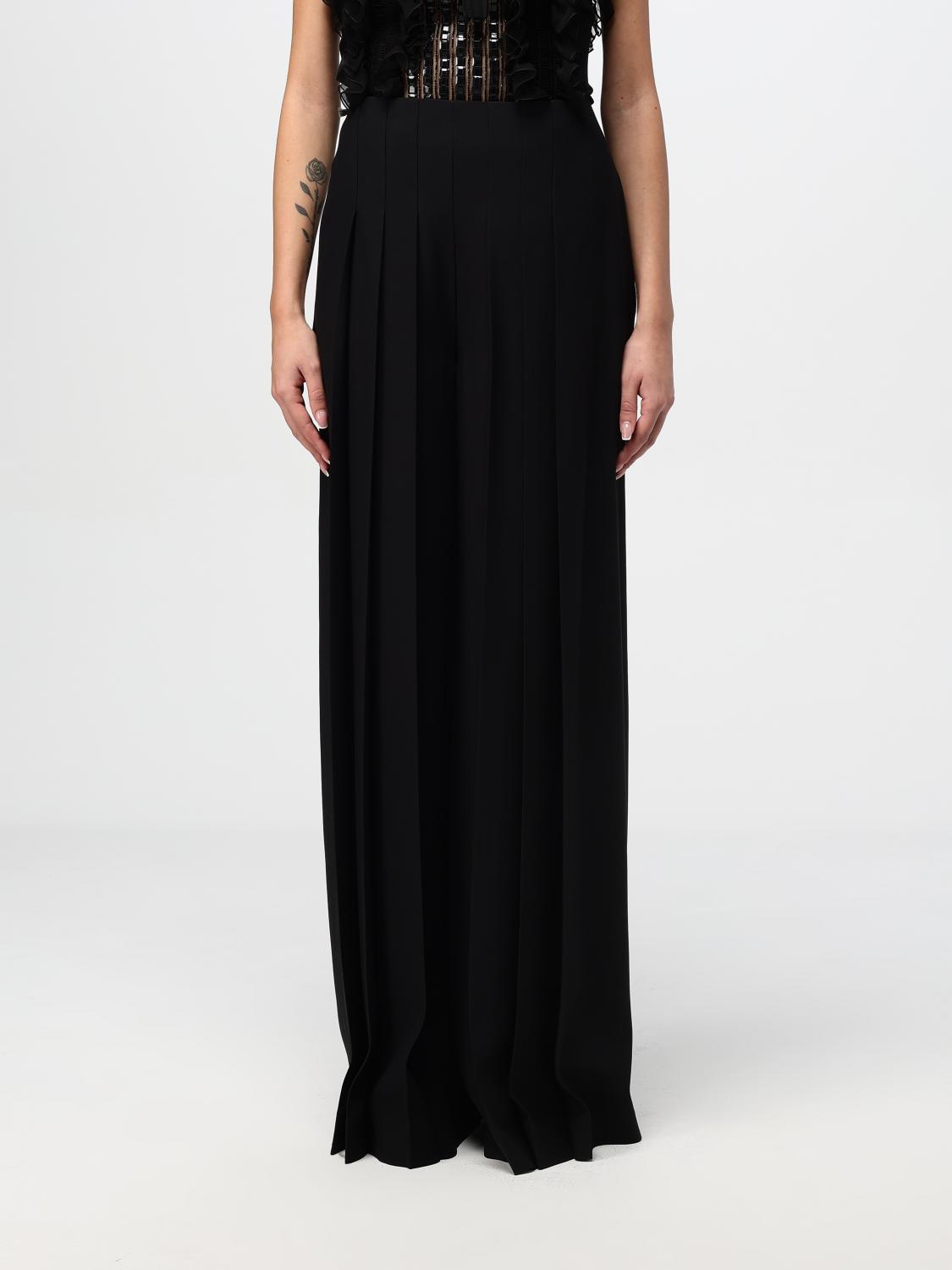 Alberta Ferretti Pants Woman Color Black In Schwarz