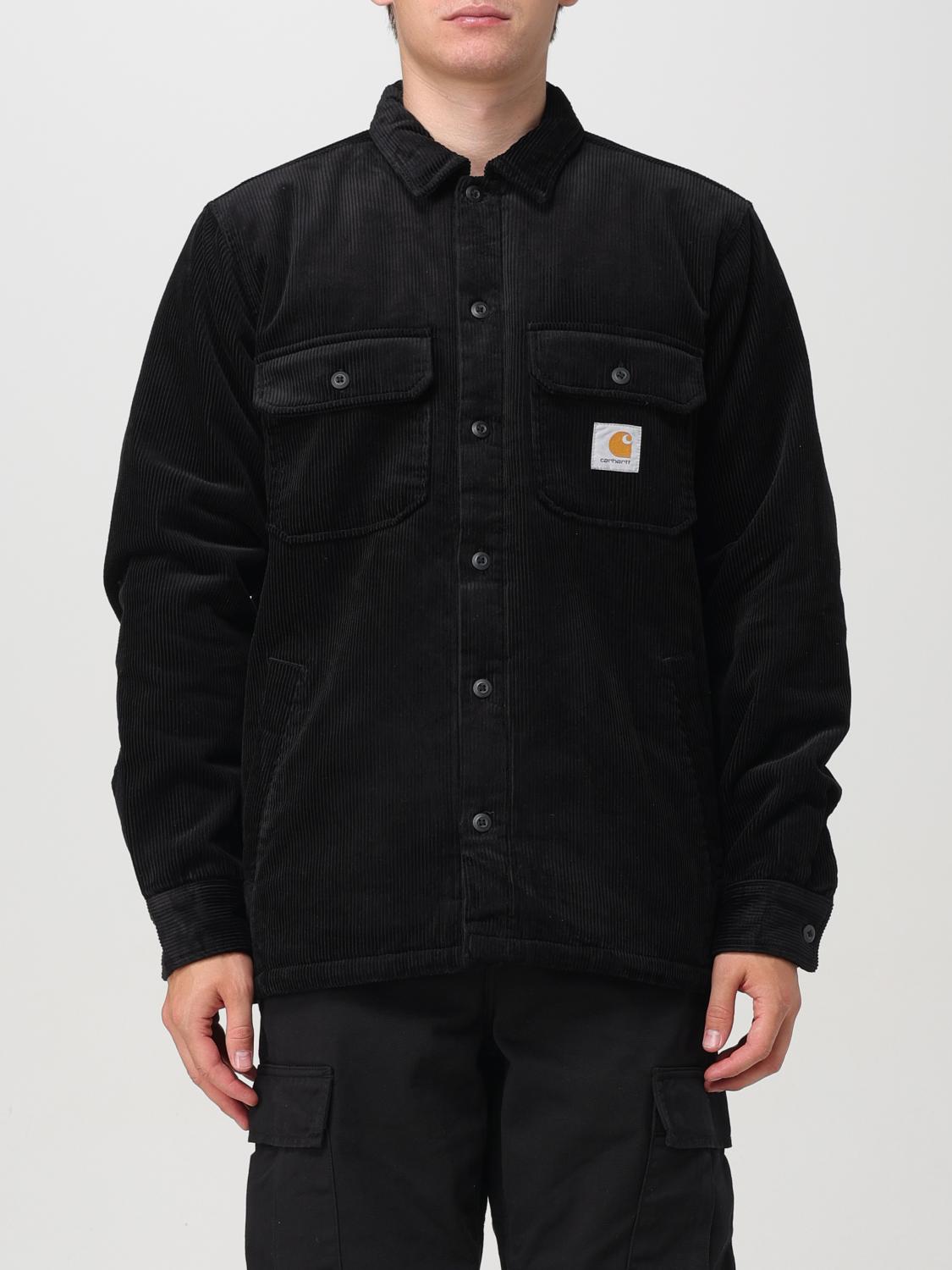 Shop Carhartt Jacket  Wip Men Color Black In Schwarz