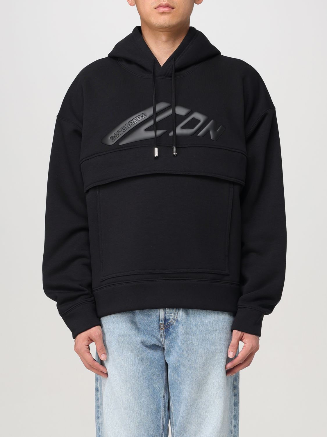 Shop Dsquared2 Sweater  Men Color Black In Schwarz