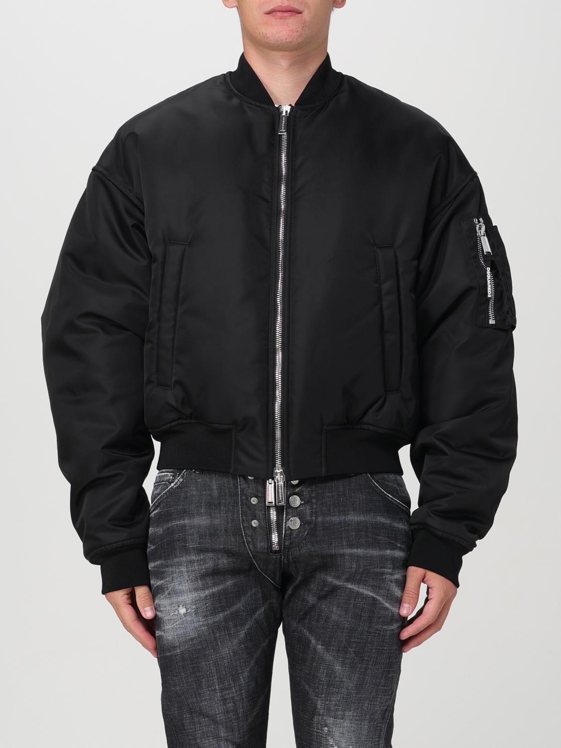 Shop Dsquared2 Jacket  Men Color Black In 黑色