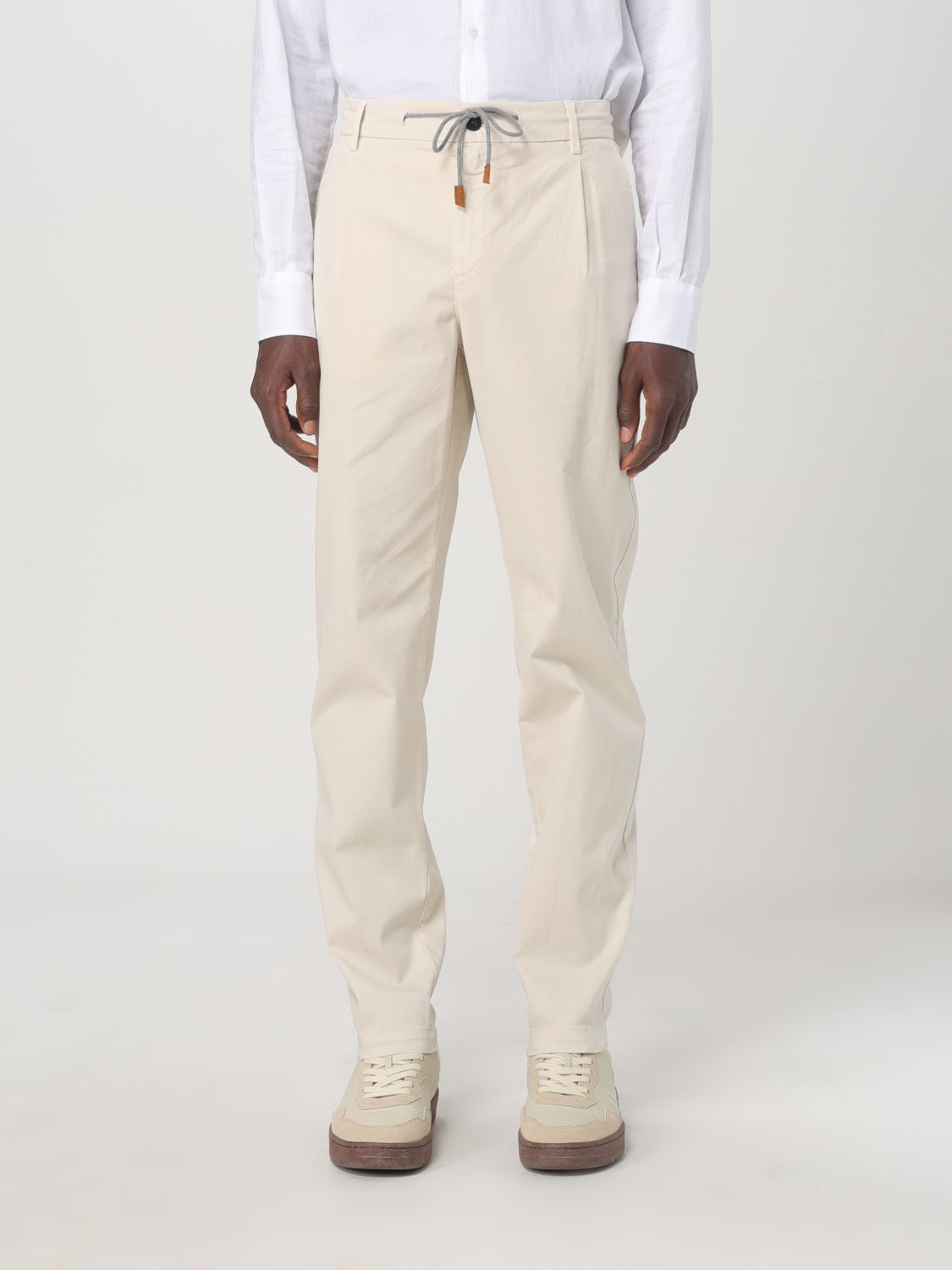 Shop Eleventy Pants  Men Color Sand