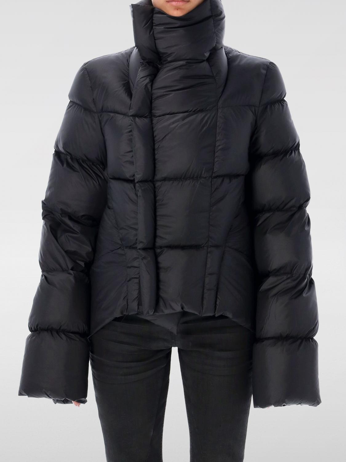 Shop Rick Owens Jacket  Woman Color Black In Schwarz