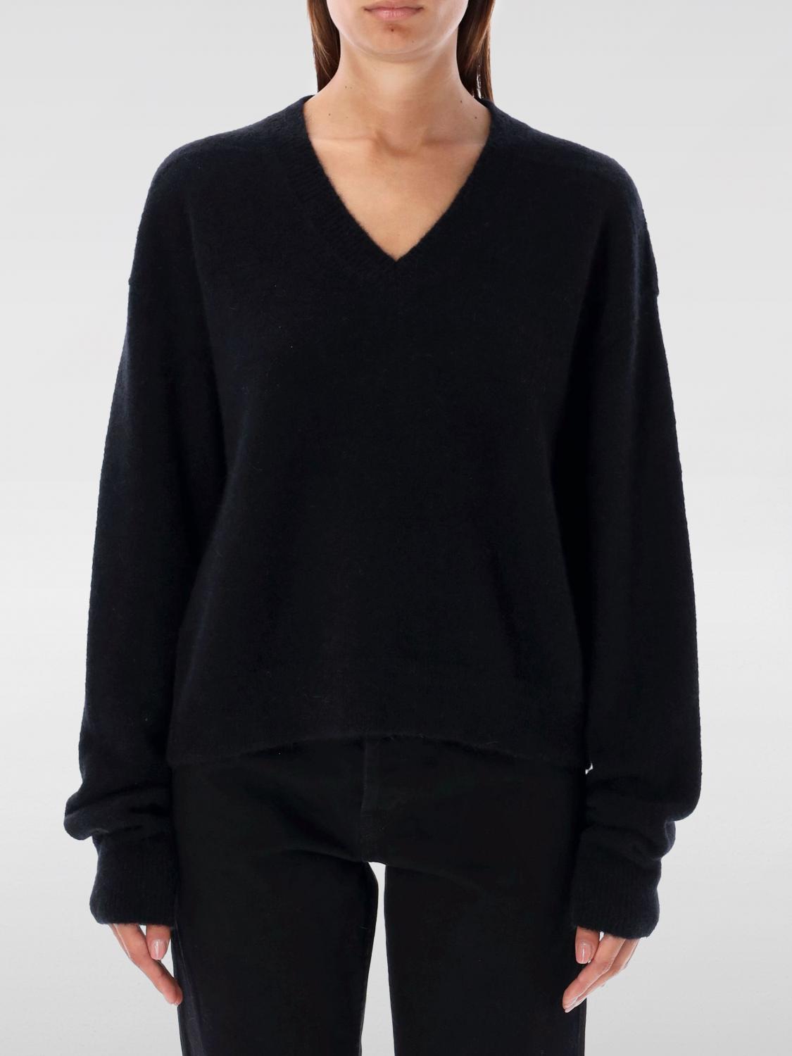 Shop Rick Owens Sweater  Woman Color Black In Schwarz