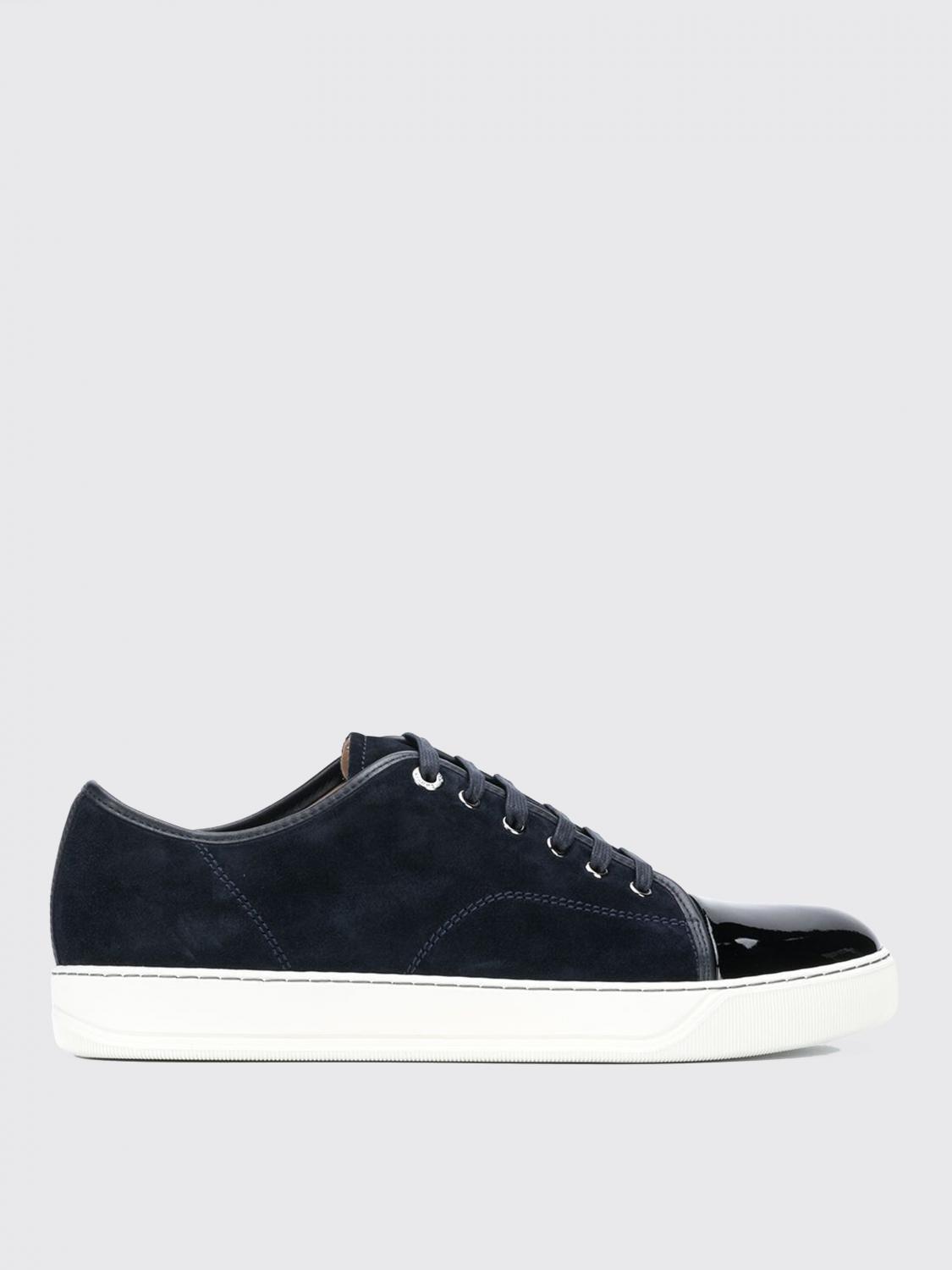 Shop Lanvin Sneakers  Men Color Blue In Blau