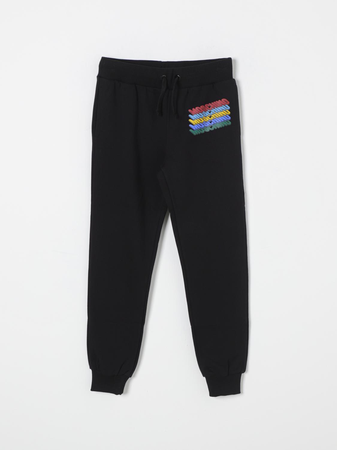 Shop Moschino Pants  Kids Color Black