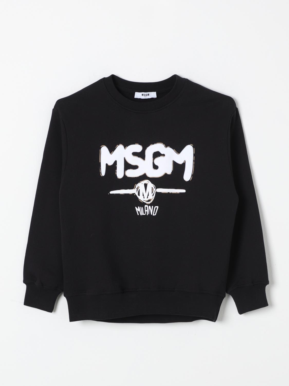 Shop Msgm Sweater  Kids Kids Color Black In Schwarz