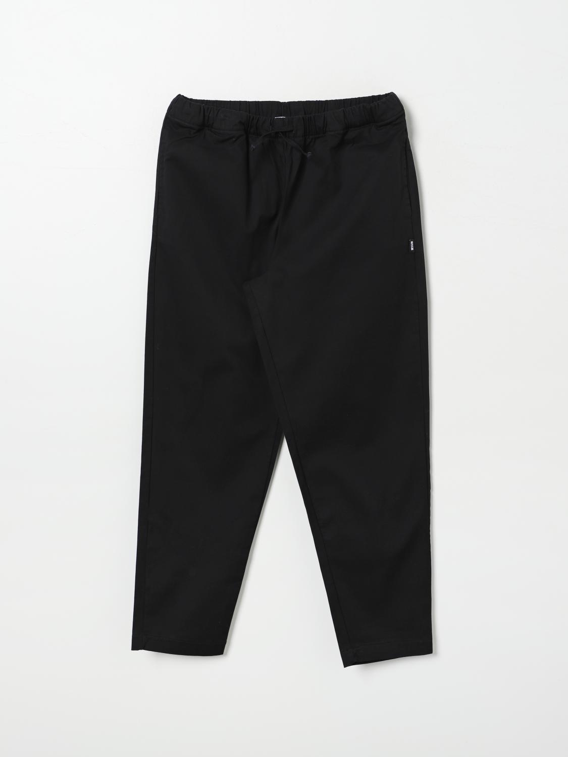 Msgm Pants Kids Kids Color Black In Schwarz