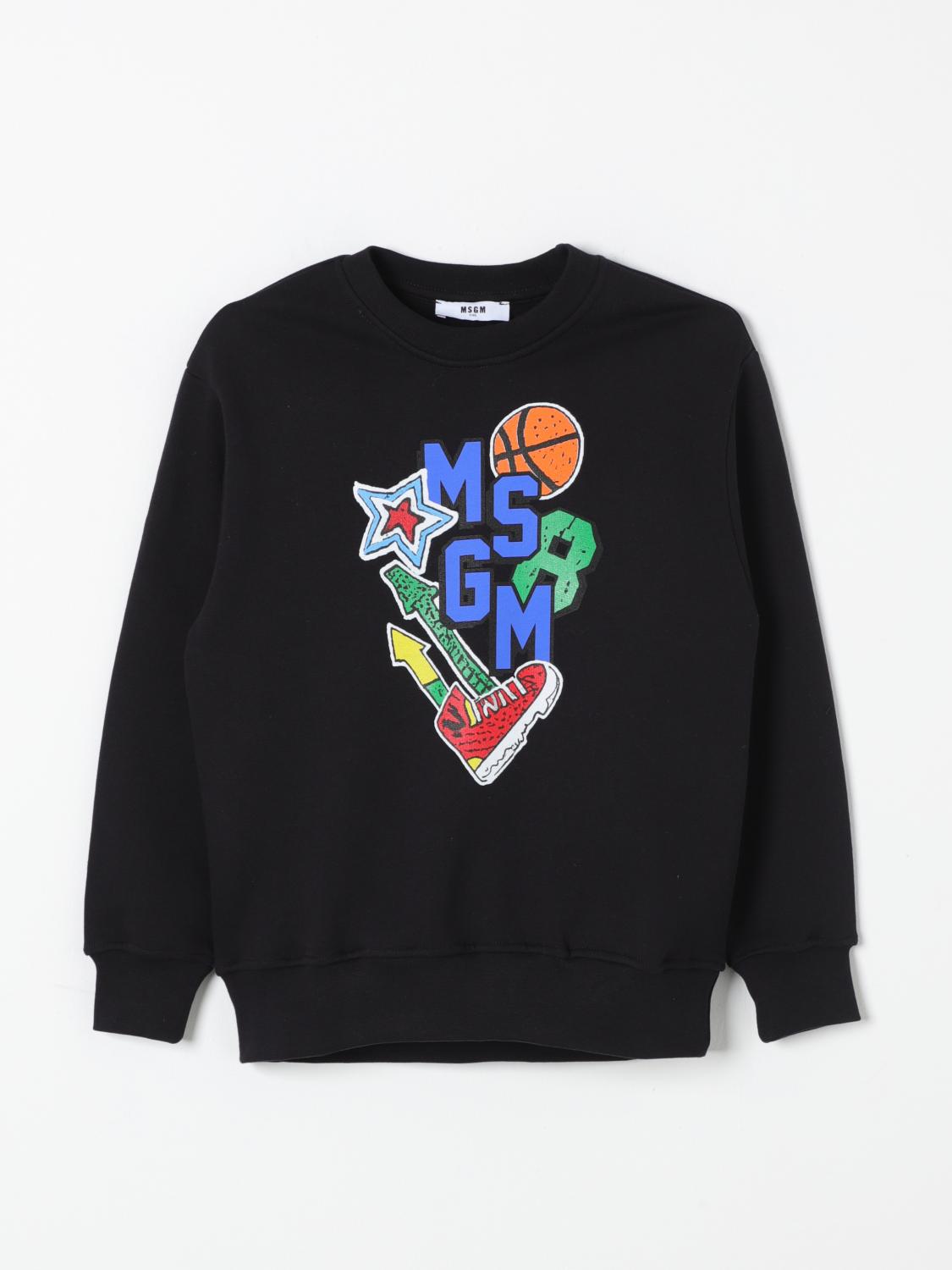 Msgm Sweater Kids Kids Color Black In Schwarz