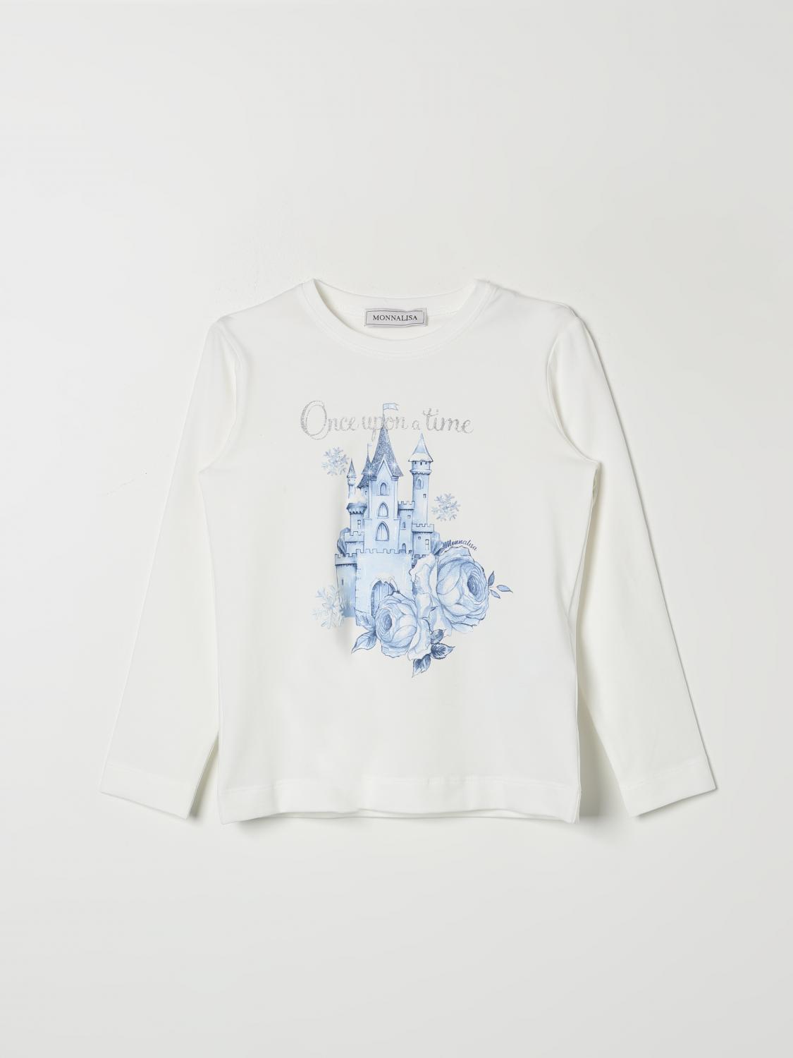 Monnalisa T-shirt Kids Color Yellow Cream In Yellow Cream