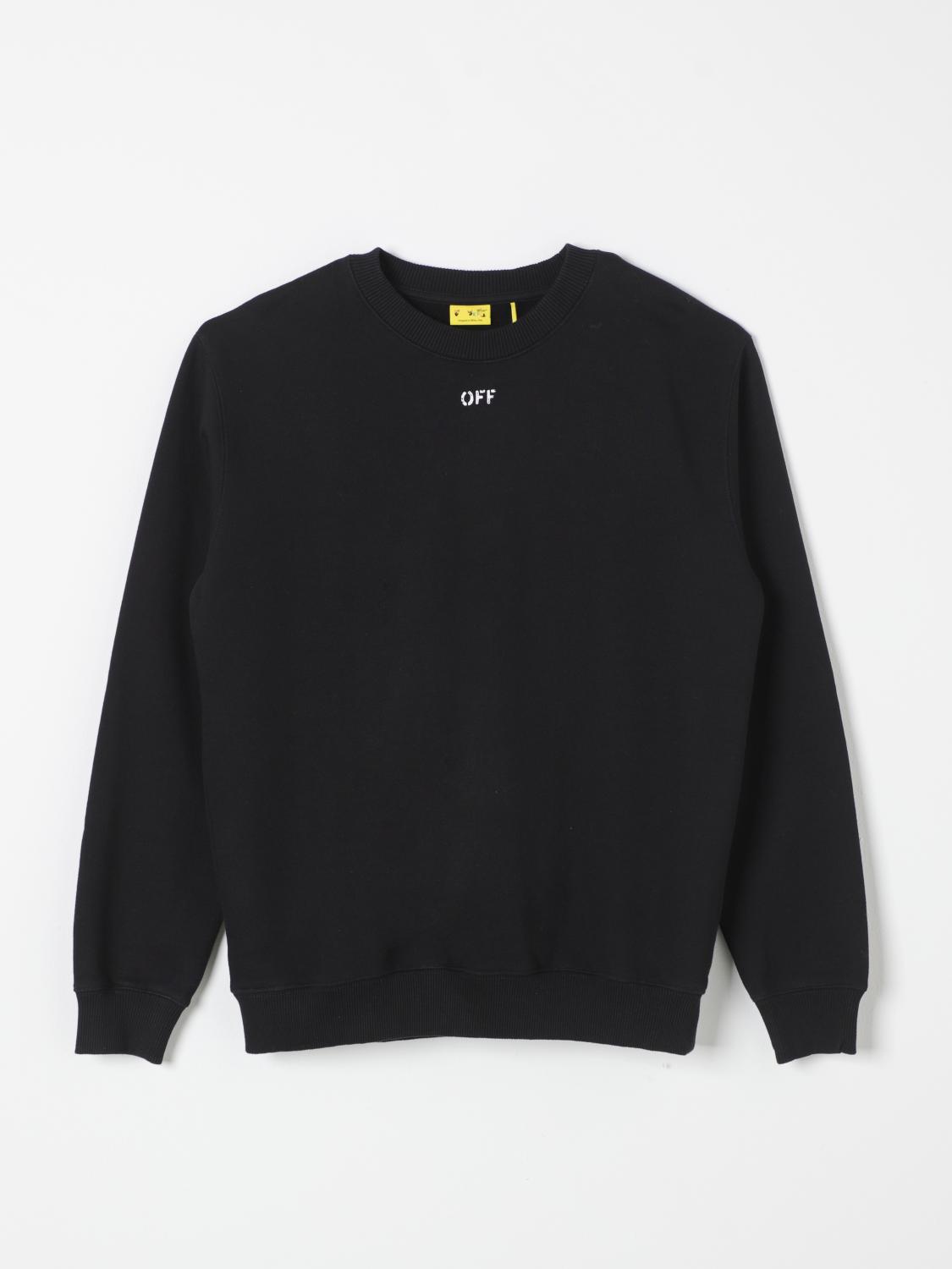 OFF-WHITE SWEATER OFF-WHITE KIDS KIDS COLOR BLACK F86456002