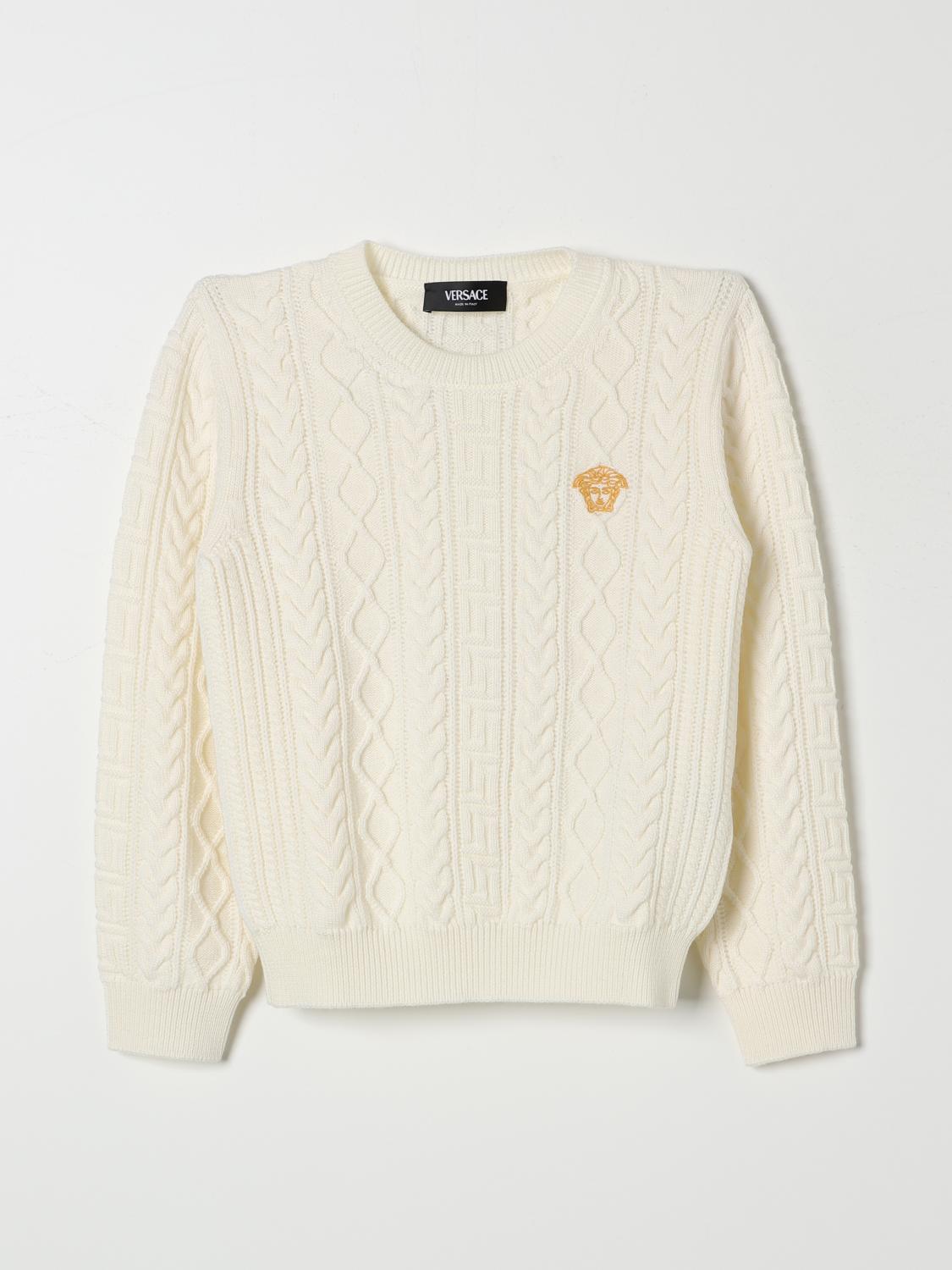 Versace Sweater  Kids Color White In Weiss