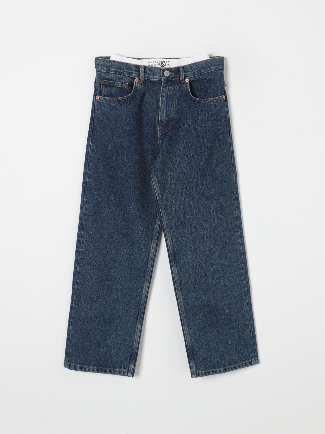 Shop Mm6 Maison Margiela Jeans  Kids Color Blue In 蓝色