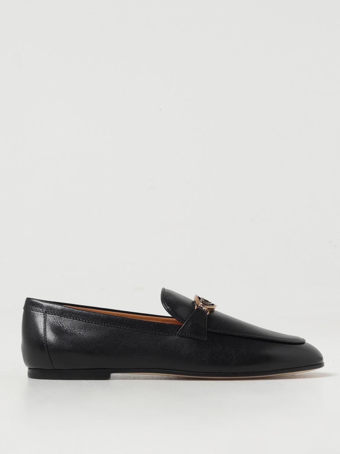 Shop Tod's Loafers  Woman Color Black In Schwarz