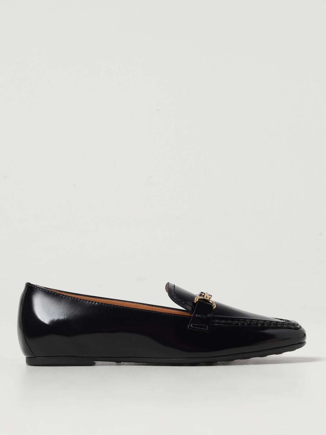 Shop Tod's Loafers  Woman Color Black In Schwarz