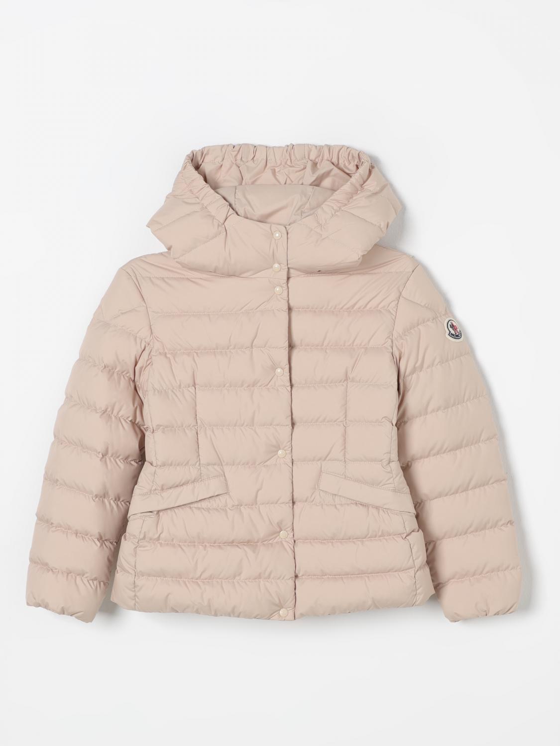 Shop Moncler Jacket  Kids Color Cream