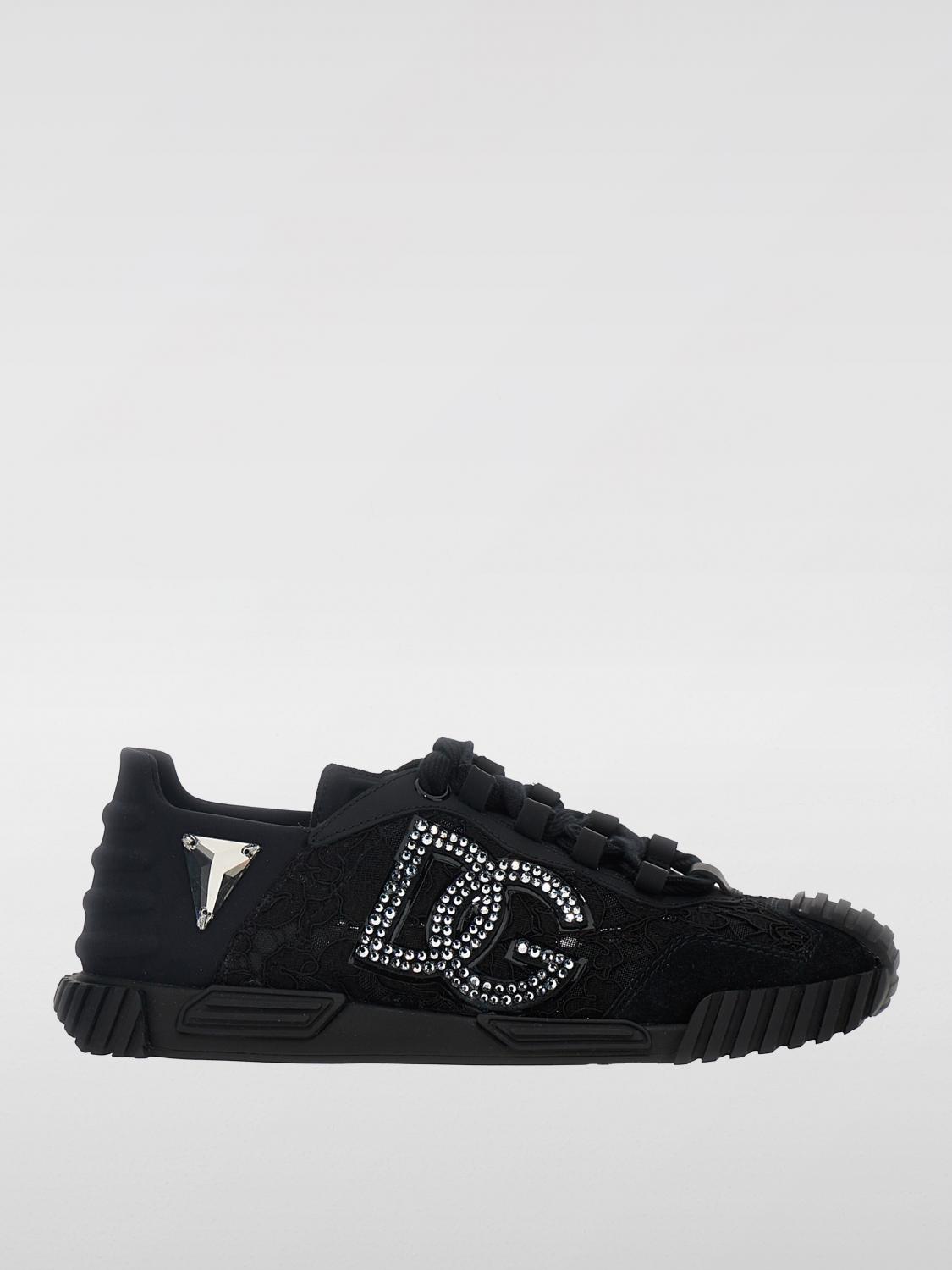 Shop Dolce & Gabbana Sneakers  Woman Color Black In Schwarz