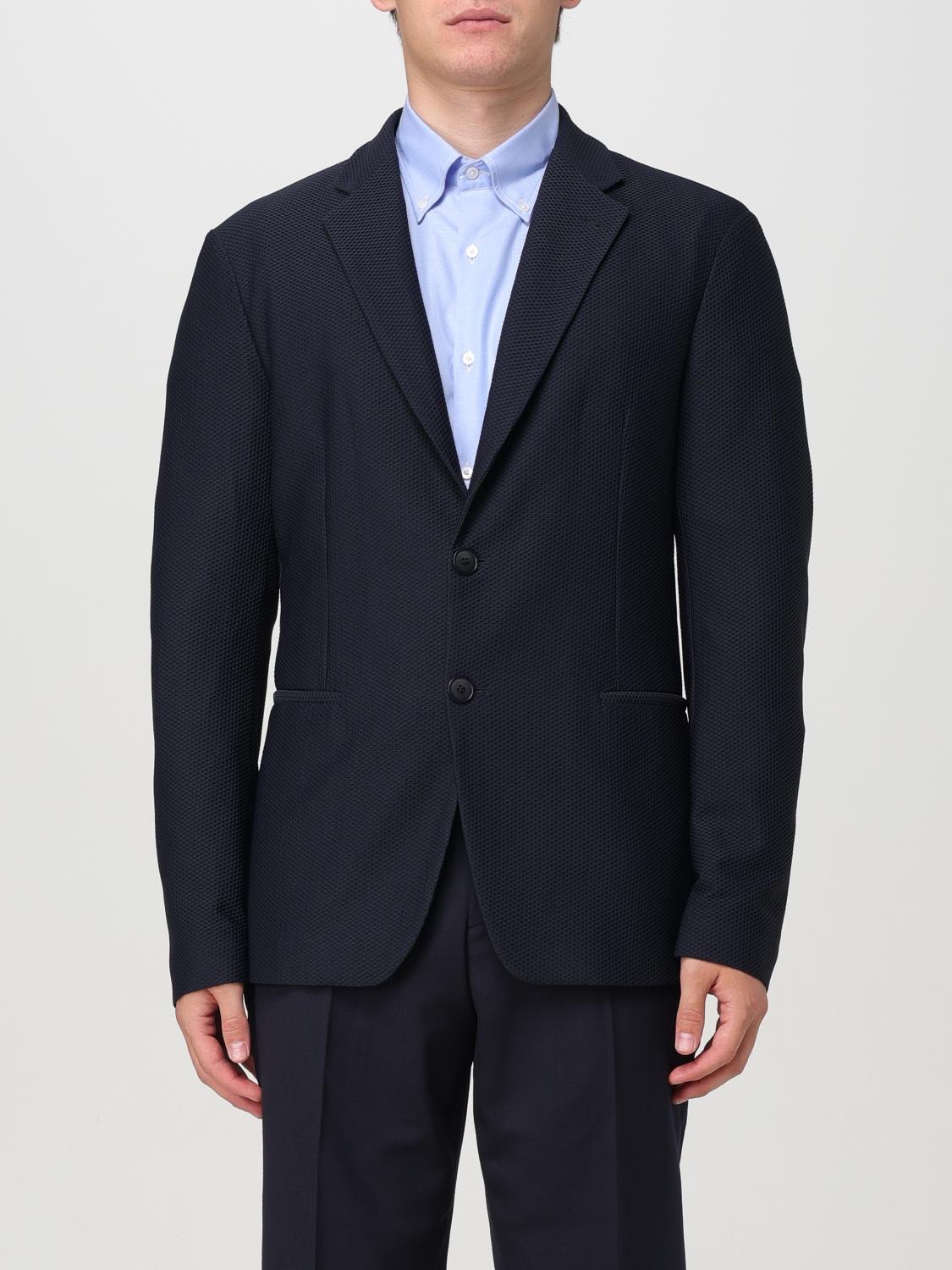 Giorgio Armani Ανδρών Μπλε Jacket Men Color