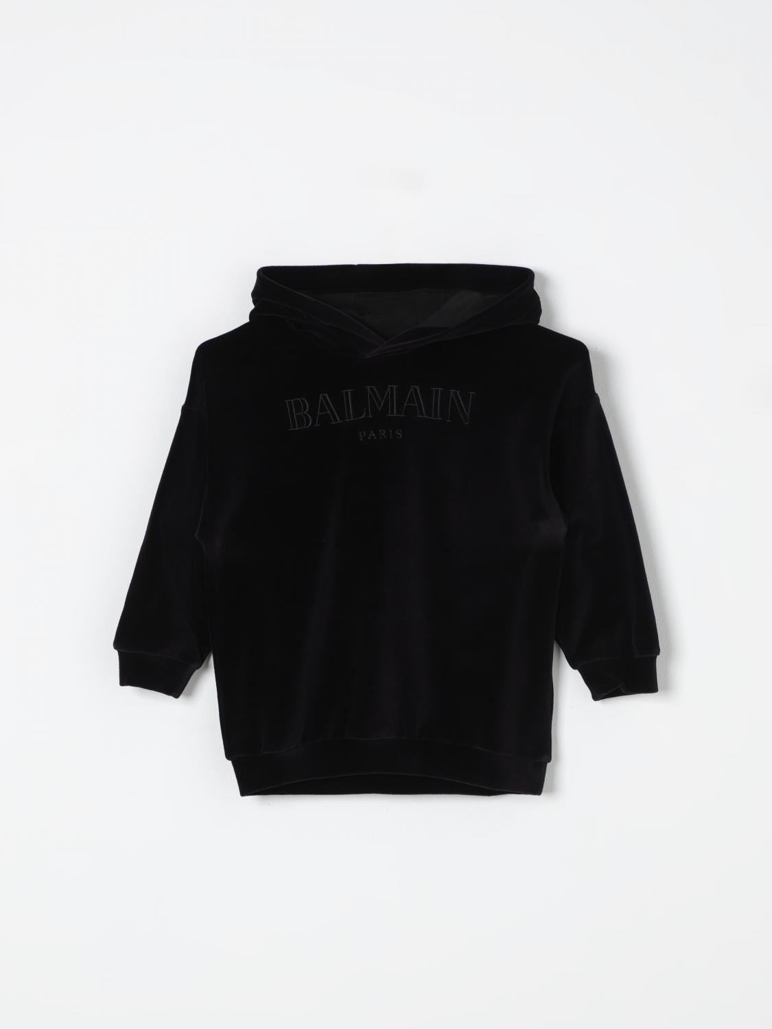 Balmain Sweater Kids Color Black In Schwarz