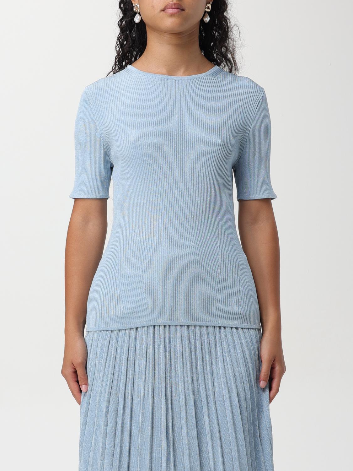 Shop Zimmermann T-shirt  Woman Color Blue In Blau