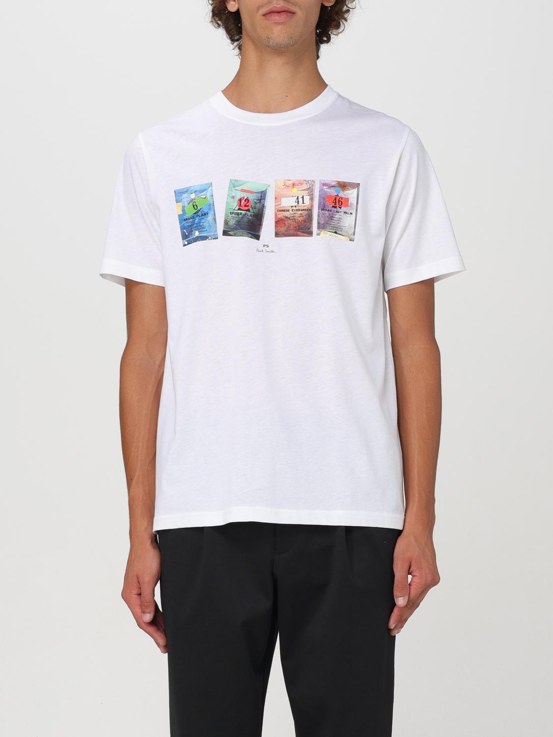 Shop Ps By Paul Smith T-shirt Ps Paul Smith Men Color White In Weiss