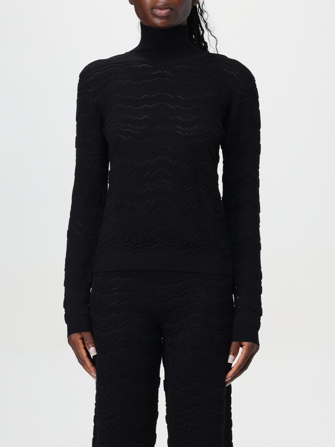 Shop Missoni Sweater  Woman Color Black In Schwarz