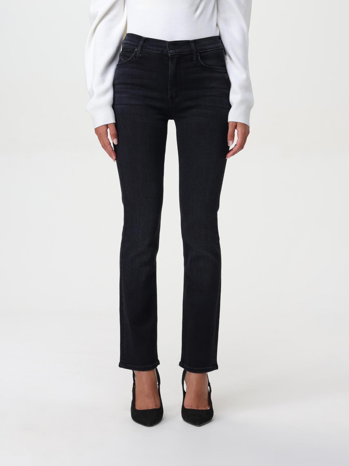 Mother Jeans Damen Farbe Schwarz In Schwarz