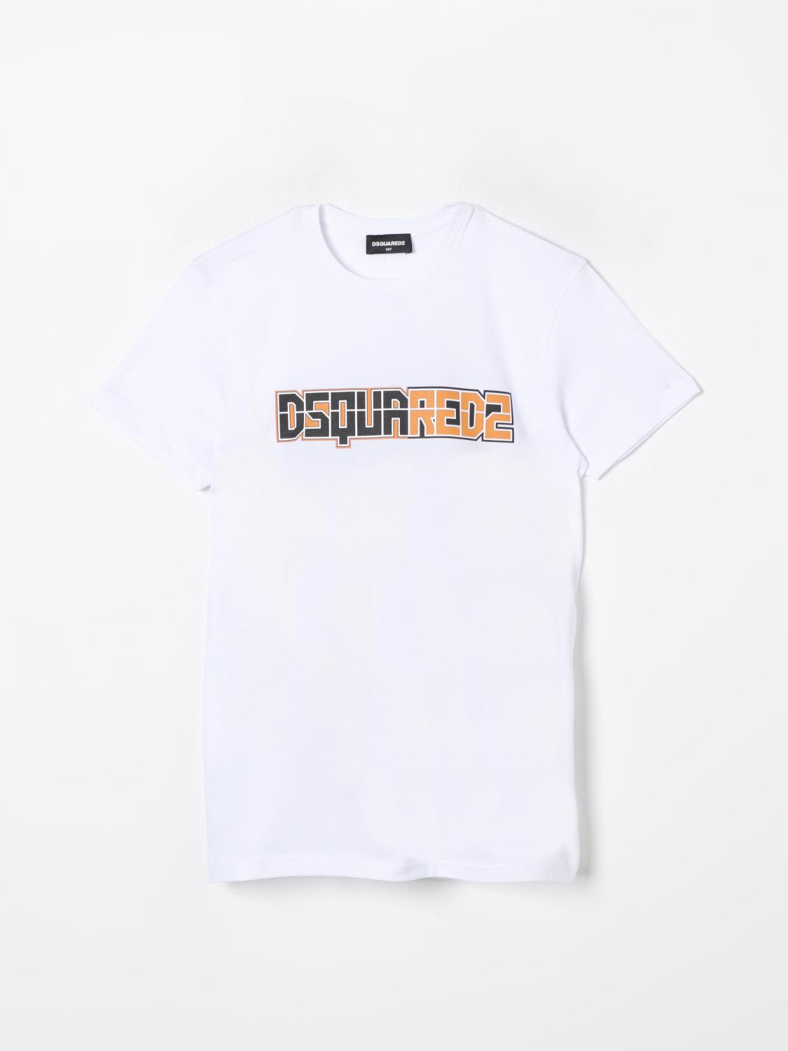 Shop Dsquared2 T-shirt  Kids Color White In Weiss