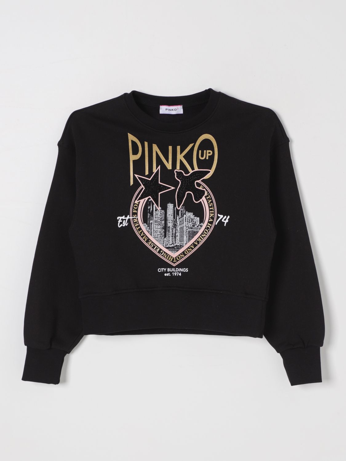 PINKO SWEATER PINKO KIDS COLOR BLACK F86903002