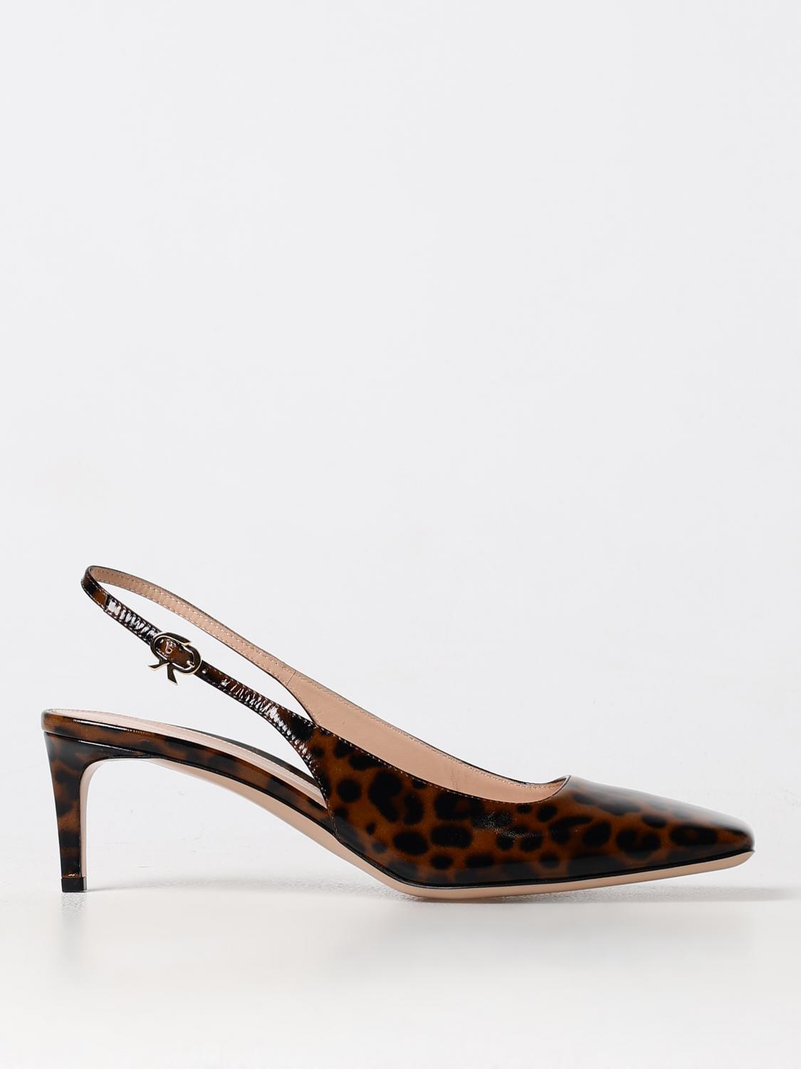 Shop Gianvito Rossi High Heel Shoes  Woman Color Brown In Braun