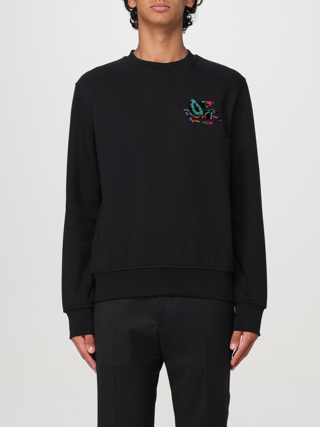 Shop Etro Sweatshirt  Men Color Black In Schwarz