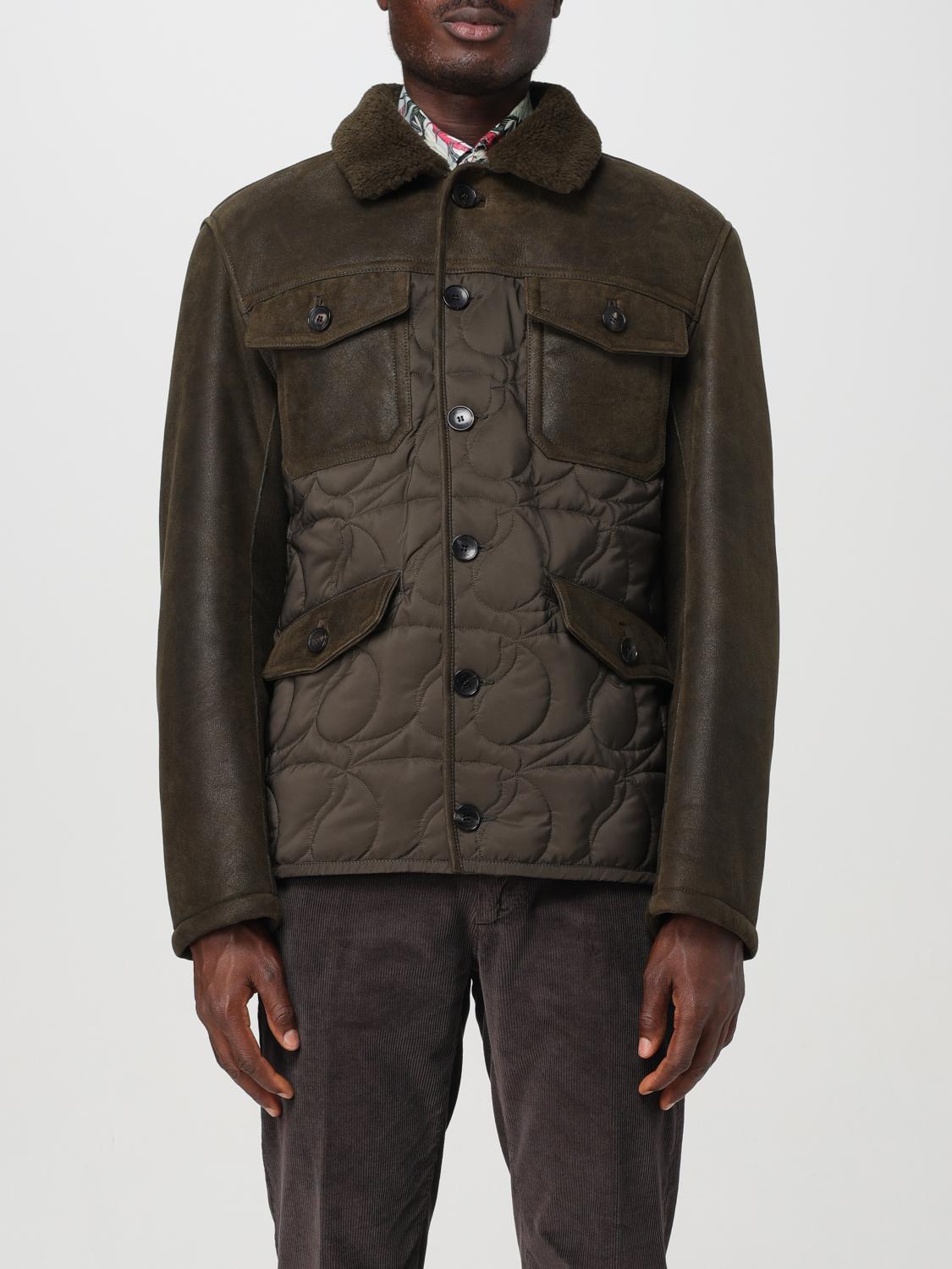 Shop Etro Jacket  Men Color Green In Grün