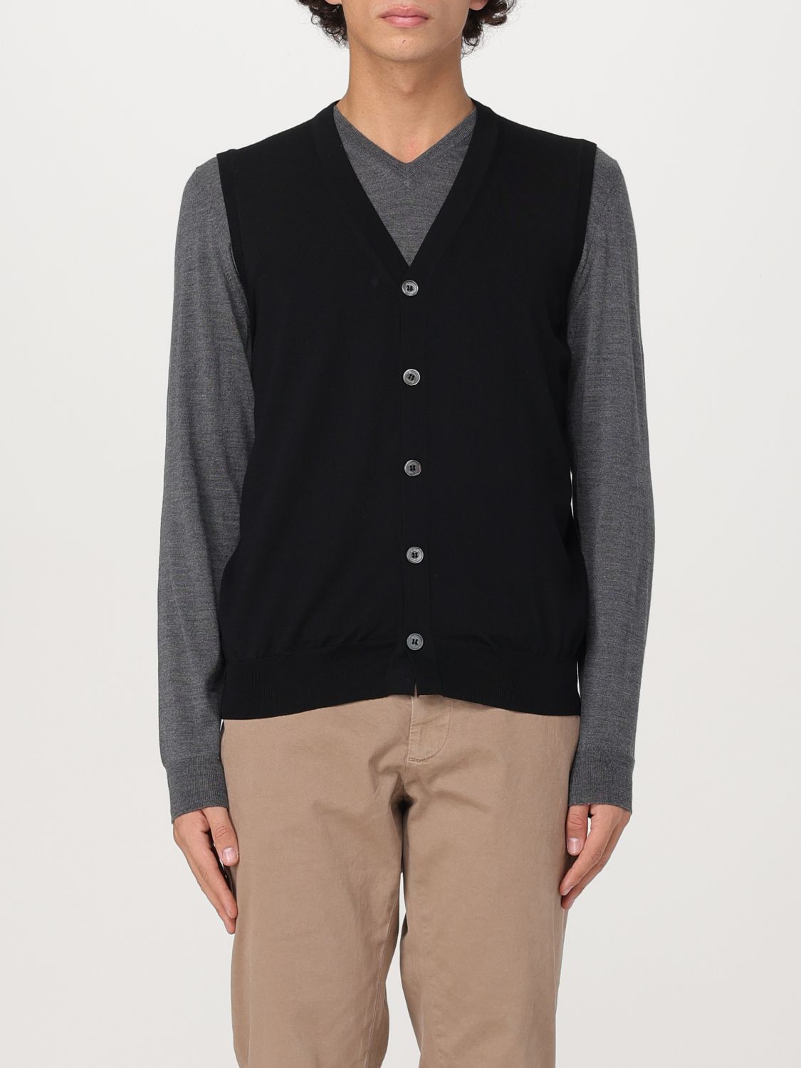 Shop Drumohr Cardigan  Men Color Black In Schwarz