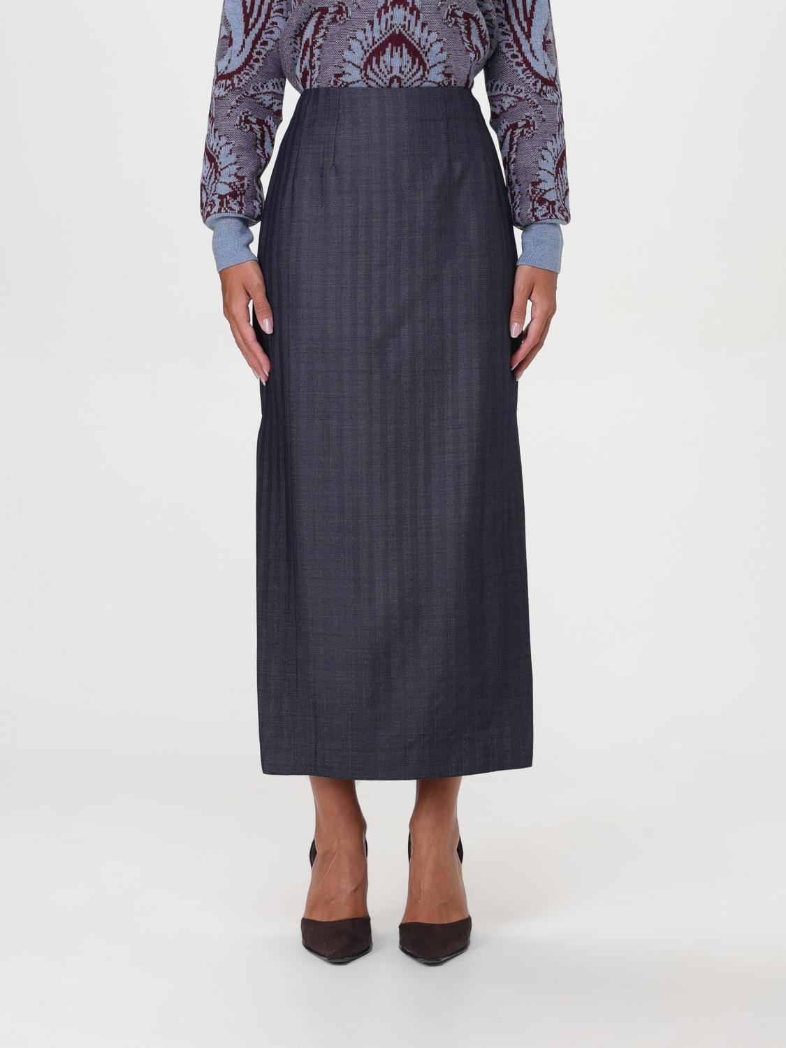 Etro Skirt  Woman Color Blue In Blau