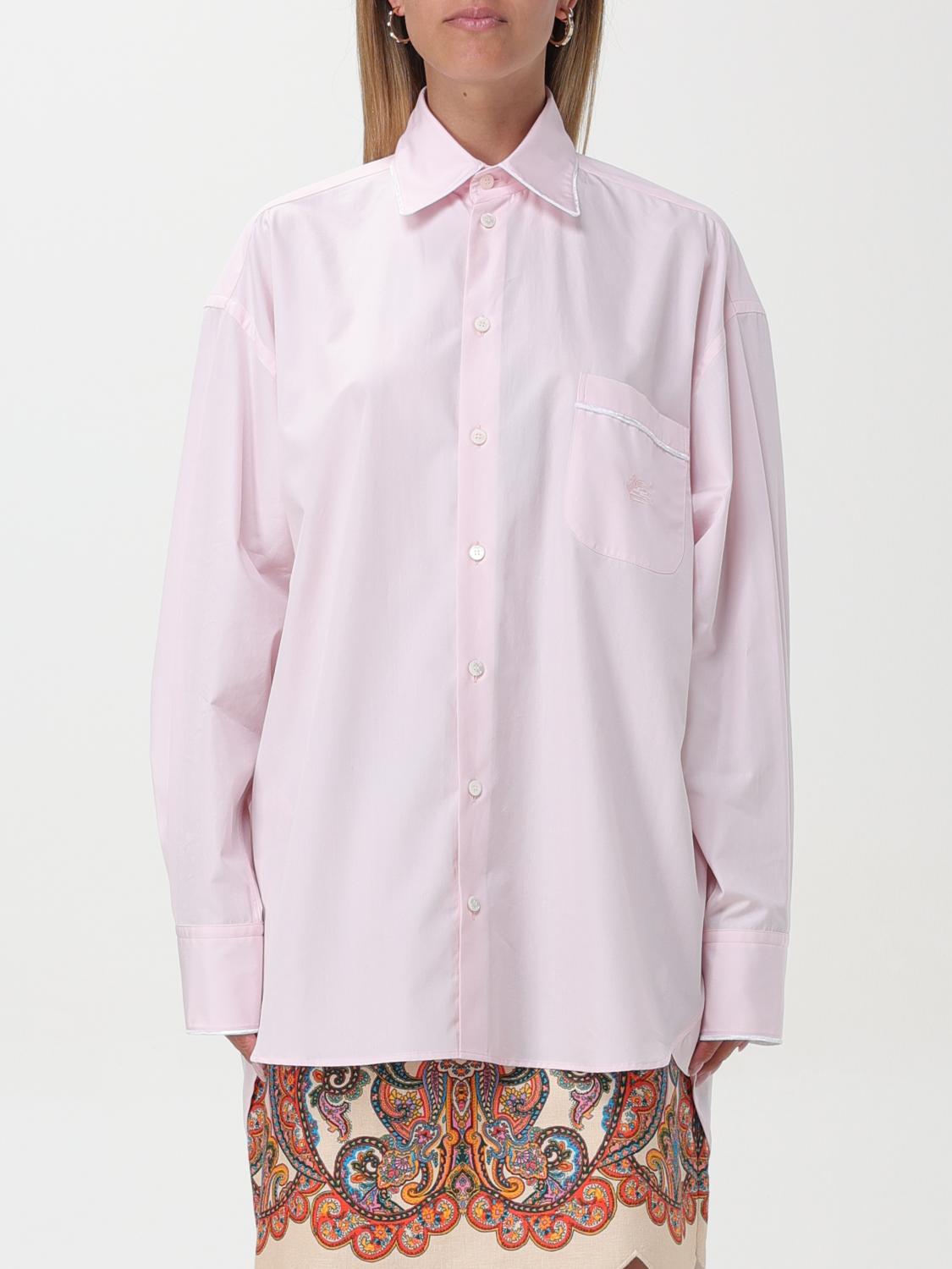 Shop Etro Shirt  Woman Color Pink