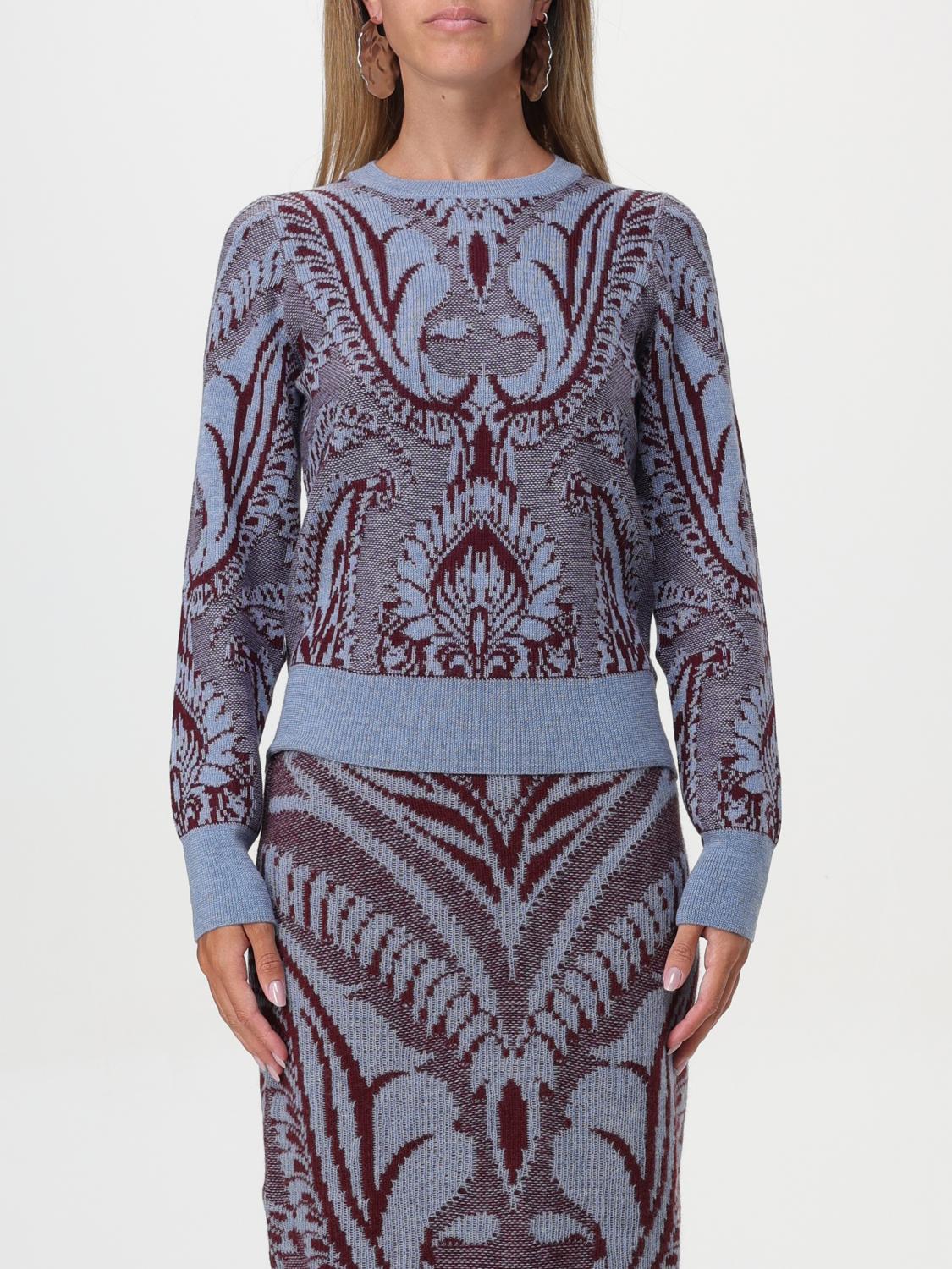 Shop Etro Sweater  Woman Color Blue In Blau