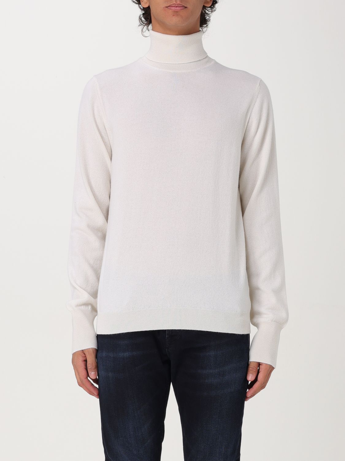 Shop Drumohr Sweater  Men Color White In Weiss