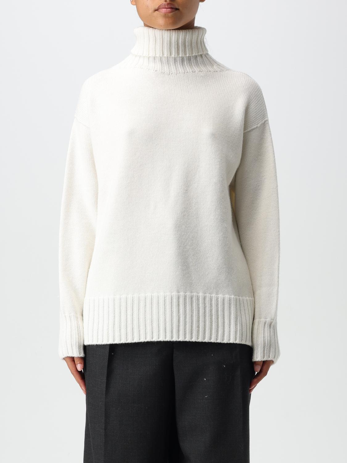 Shop Drumohr Sweater  Woman Color White In Weiss