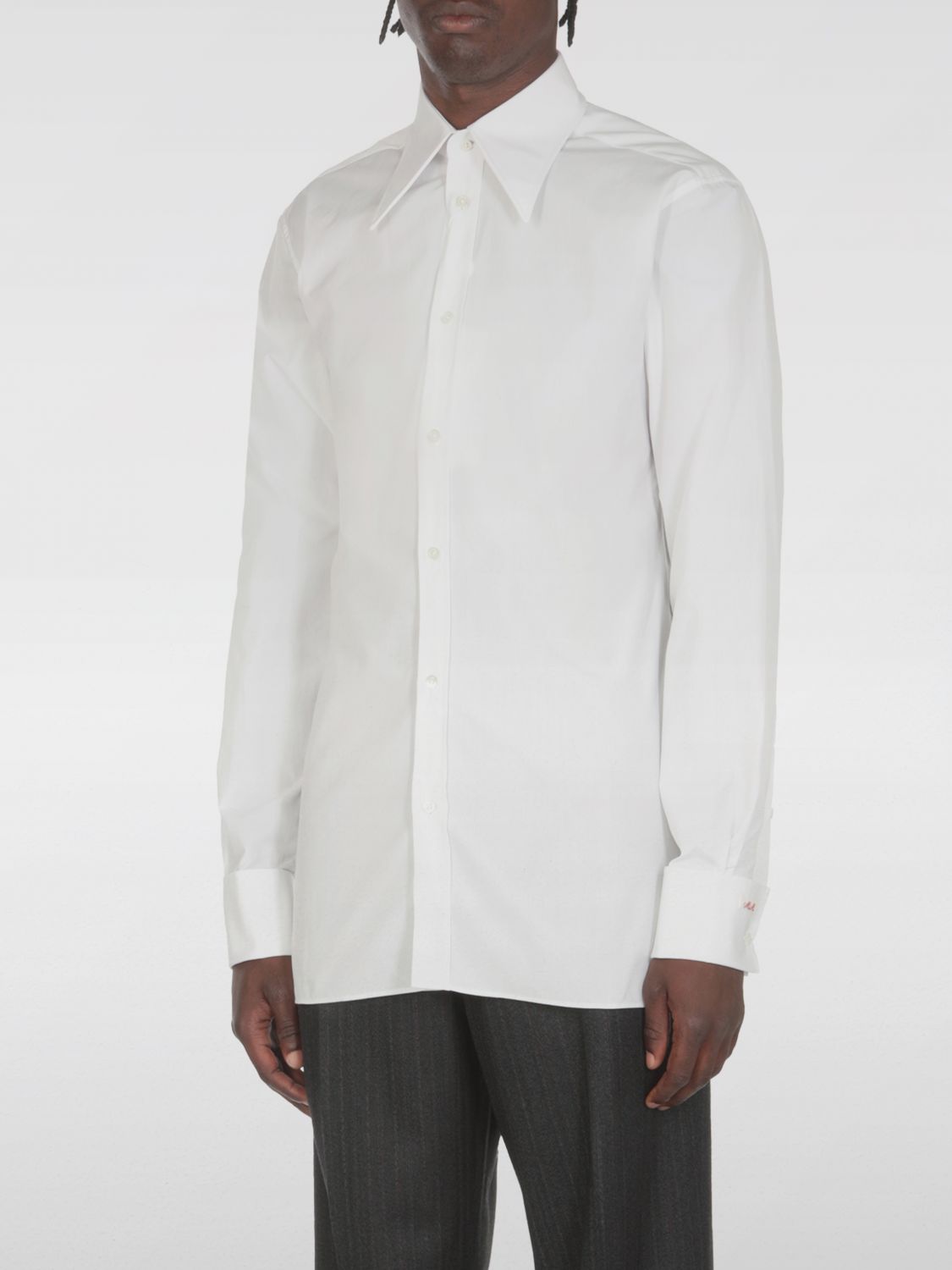 Shop Maison Margiela Shirt  Men Color White In Weiss