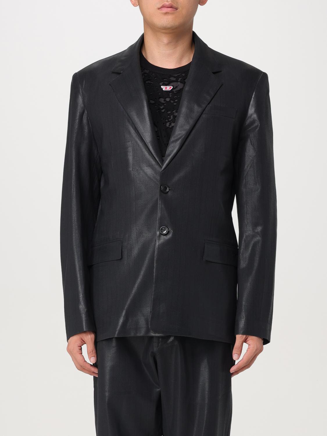 Shop Diesel Blazer  Men Color Black