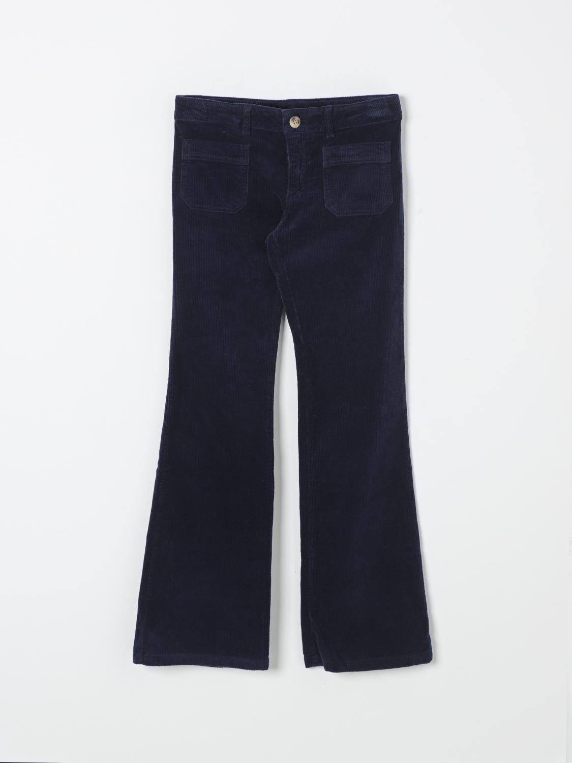 Shop Bonpoint Pants  Kids Color Blue In Blau