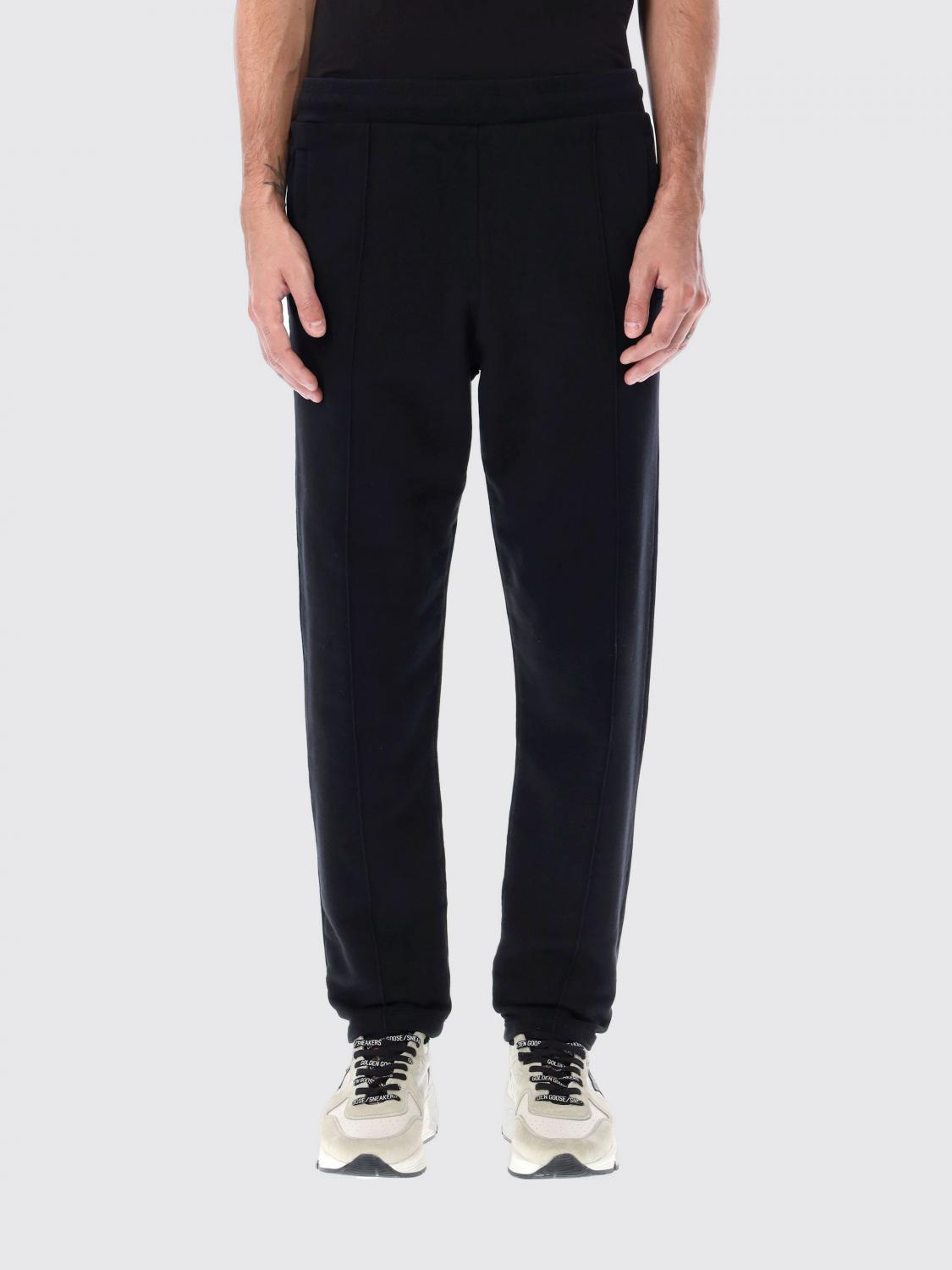 Shop Golden Goose Pants  Men Color Black In Schwarz